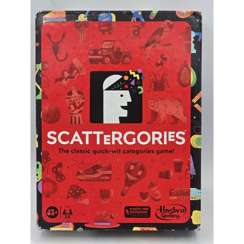 Hasbro Scattegories Game For Ages 13+ - NEW - DAMAGED BOX